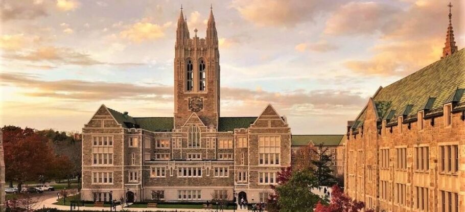 Boston College campus
