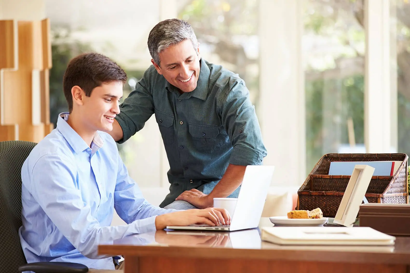 College Admissions Consultant with Student