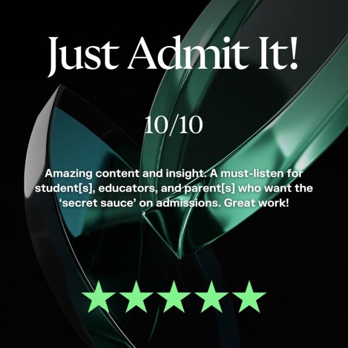 IvyWise receives 10/10 rating with five stars for admissions insights.