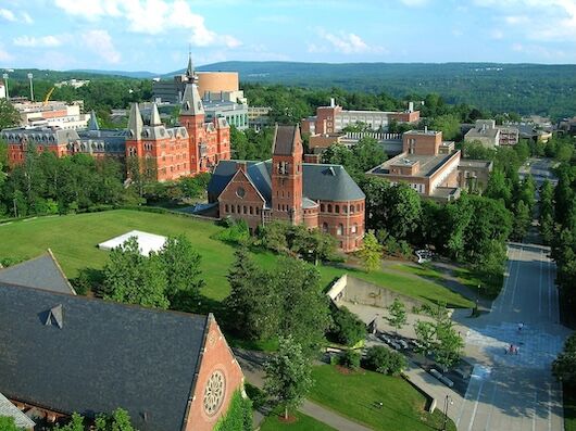 view of Cornell University campus