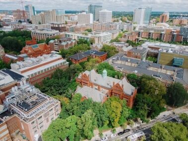 Buildings at University of Pennsylvania, Philadelphia, Pennsylvania, United States.