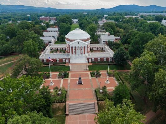 Buildings of University of Virginia, Charlottesville, Virginia, United States.