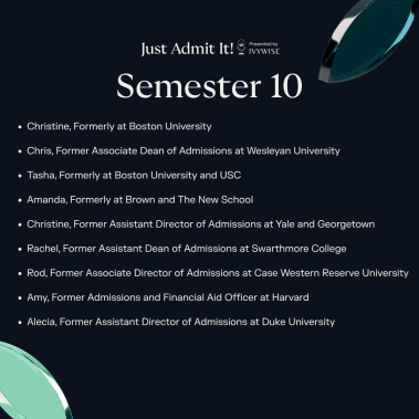 Just Admit It! Podcast — Semester 10